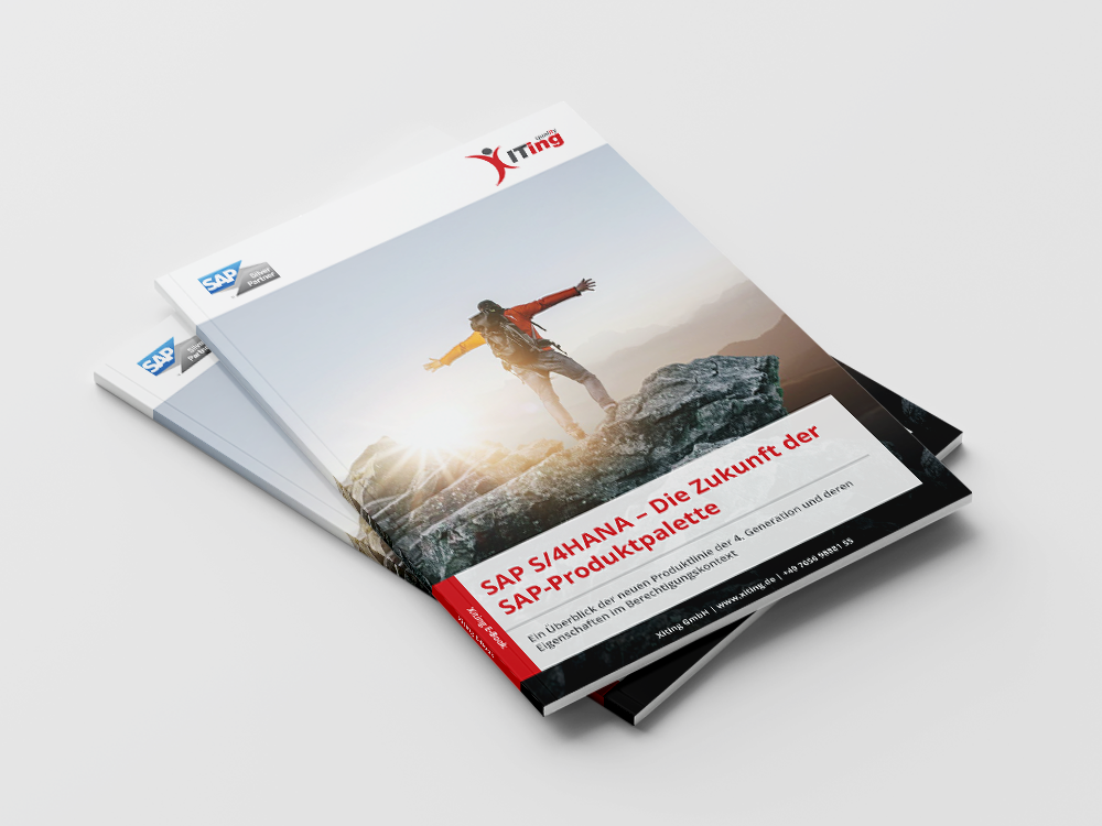 Libro electrónico Xiting: SAP S/4HANA - El futuro de la gama de productos SAP